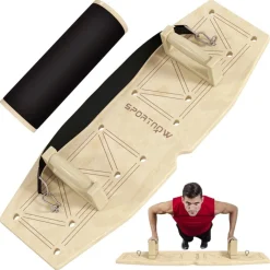 SPORTNOW Liegestützgriffe Holzoptik Holz B/H/L: ca. 30x26x80 cm