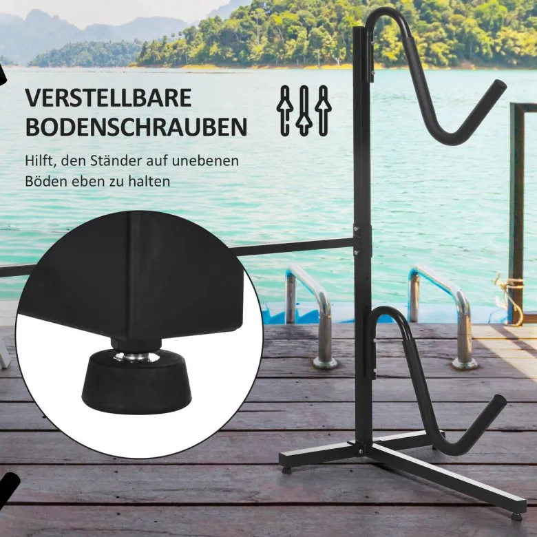 SPORTNOW Outdoor-Aktivitäten schwarz Edelstahl B/H/L: ca. 72,5x240x157 cm