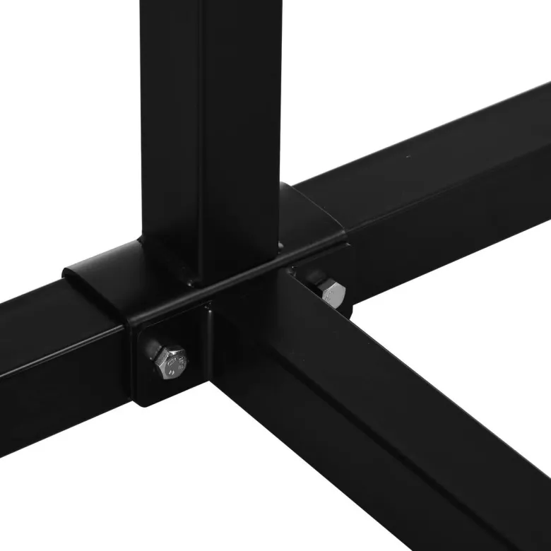 SPORTNOW Outdoor-Aktivitäten schwarz Edelstahl B/H/L: ca. 72,5x240x157 cm