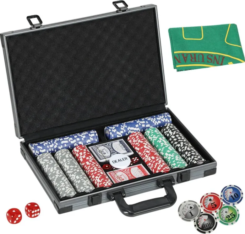SPORTNOW Pokerset B/H/L: ca. 28x8x39,5 cm