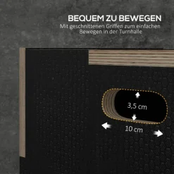 SPORTNOW Sprungbox schwarz Buche B/H/L: ca. 61x51x76 cm
