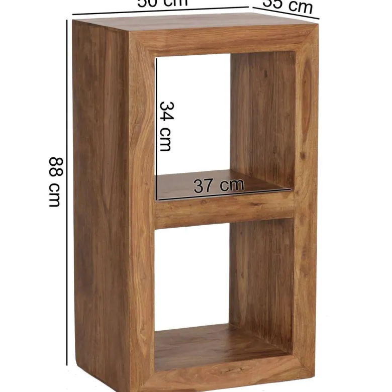 Standregal natur B/H/T: ca. 50x88x35 cm