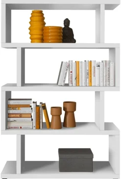 Standregal Style weiß B/H/T: ca. 100x152x38 cm