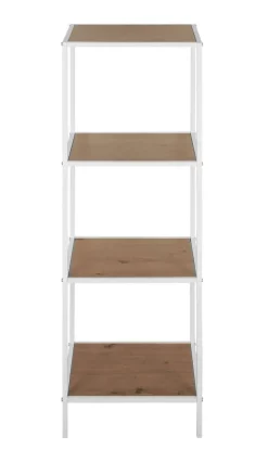 Standregal Tom weiß Eiche Nachbildung B/H/T: ca. 37x118x33 cm