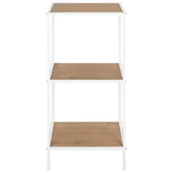Standregal Tom weiß Eiche Nachbildung B/H/T: ca. 37x82,5x33 cm