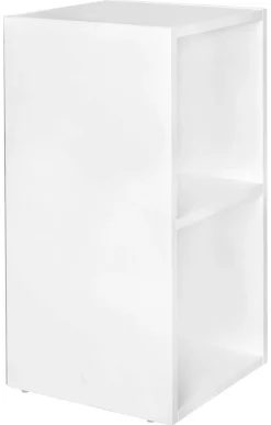 Standregal weiß B/H/T: ca. 30x60x30 cm