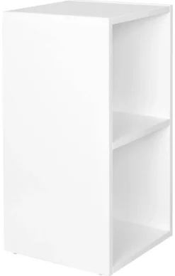 Standregal weiß B/H/T: ca. 30x60x30 cm