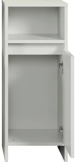 Stauraumelement Basix weiß matt grau B/H/T: ca. 32x81x28 cm