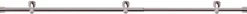 Stilgarnituren Kappe Chrom Metall D: ca. 1,9 cm ausziehbar von ca. 160 bis 300 cm 1.0 Läufe