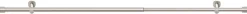 Stilgarnituren Kappe silber Metall D: ca. 1,9 cm ausziehbar von ca. 120 bis 210 cm 1.0 Läufe