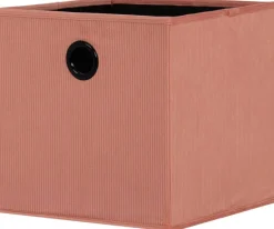 Stoffbox apricot B/H/T: ca. 32x32x32 cm