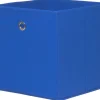 Stoffbox blau B/H/T: ca. 32x32x32 cm