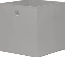 Stoffbox grau B/H/T: ca. 32x32x32 cm