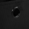 Stoffbox schwarz B/H/T: ca. 32x32x32 cm