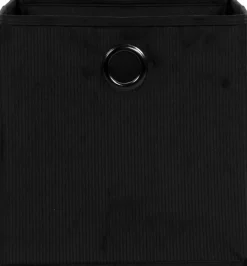 Stoffbox schwarz B/H/T: ca. 32x32x32 cm