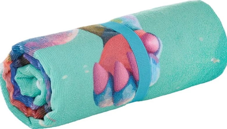 Strandtuch multicolor Polyester B/L: ca. 80x160 cm