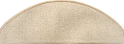 Stufenmatte Stripes beige B/L: ca. 25x65 cm