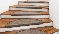 Stufenmatte Stripes braun B/L: ca. 25x65 cm
