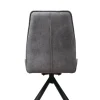 Stuhl Albany grau Microfaser B/H/T: ca. 47x95x62 cm