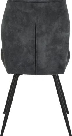 Stuhl Ally anthrazit Microfaser B/H/T: ca. 46x89x60 cm
