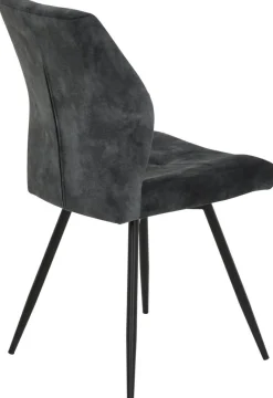 Stuhl Ally anthrazit Microfaser B/H/T: ca. 46x89x60 cm