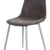 Stuhl anthrazit Polyester B/H/T: ca. 42x85x55 cm