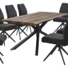 Stuhl anthrazit Webstoff B/H/T: ca. 47x93x66 cm