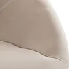 Stuhl beige Samt B/H/T: ca. 57x83x60 cm