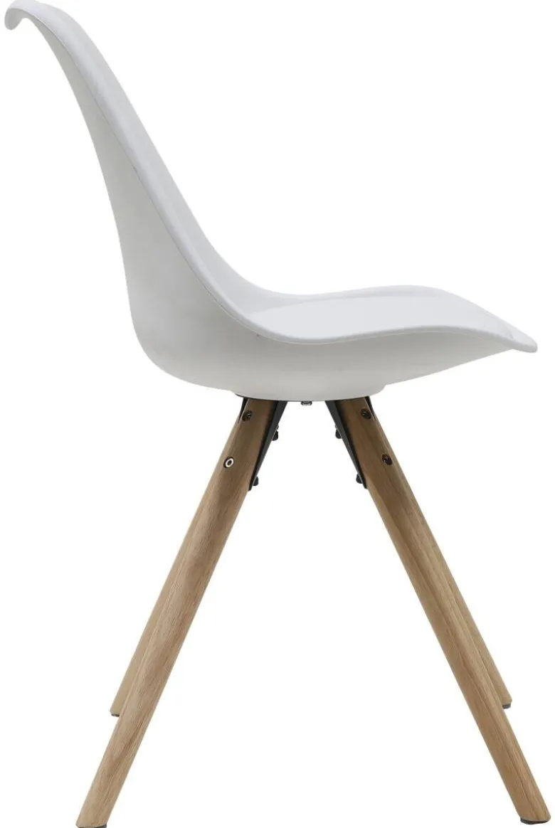 Stuhl Bela weiß Kunststoff B/H/T: ca. 48x83,5x57 cm