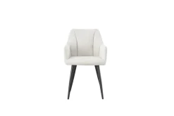 Stuhl BELLA, 2er Set creme Stoff B/H/T: ca. 55x82x62 cm