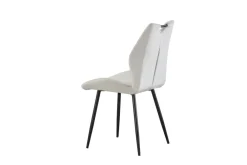 Stuhl CHRISTIN, 2er Set creme Samt B/H/T: ca. 52x58x75 cm