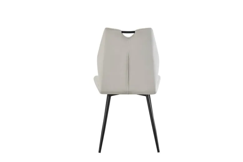 Stuhl CHRISTIN, 2er Set creme Samt B/H/T: ca. 52x58x75 cm