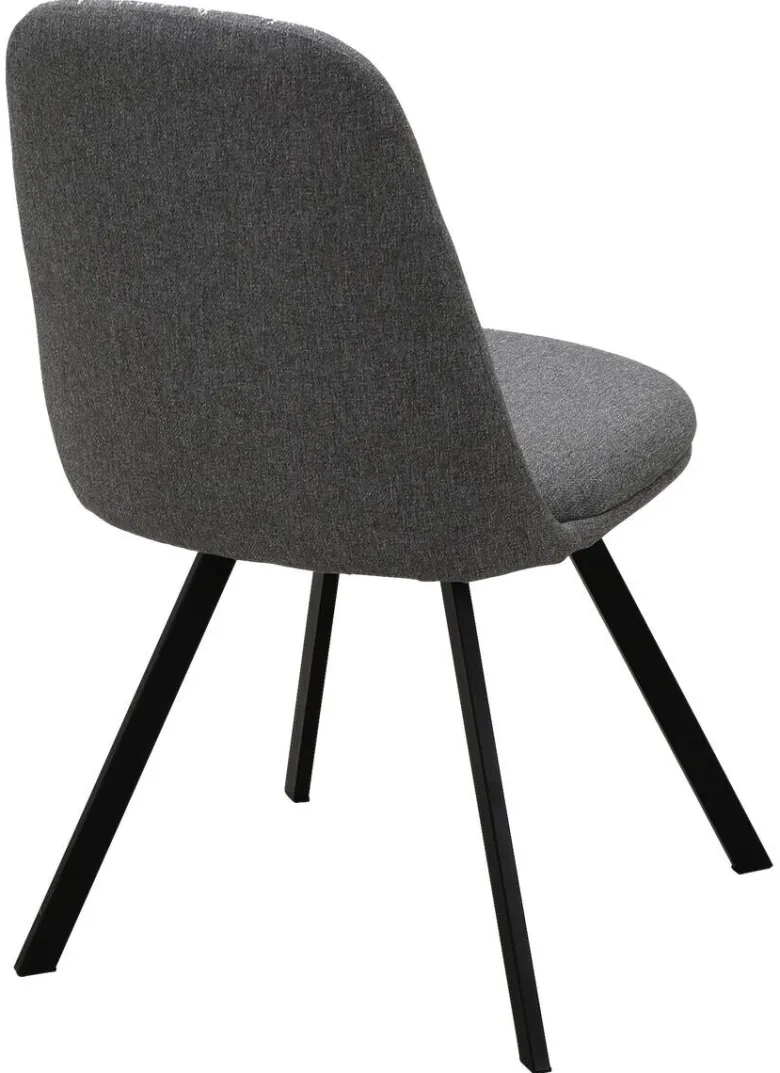 Stuhl CORA anthrazit Microfaser B/H/T: ca. 44x85x56,5 cm