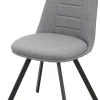 Stuhl CORA grau Microfaser B/T: ca. 56,5x85 cm