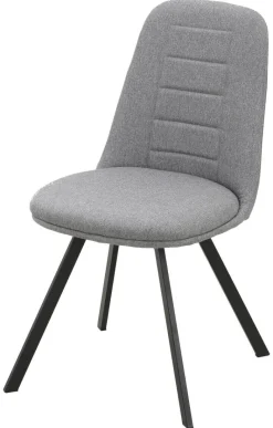 Stuhl CORA grau Microfaser B/T: ca. 56,5x85 cm