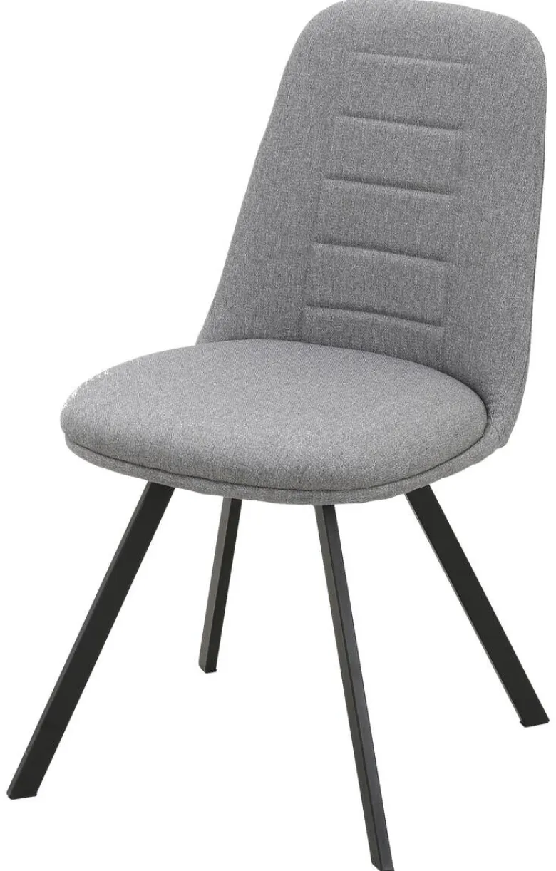 Stuhl CORA grau Microfaser B/T: ca. 56,5x85 cm
