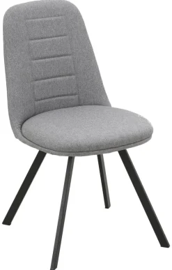 Stuhl CORA grau Microfaser B/T: ca. 56,5x85 cm