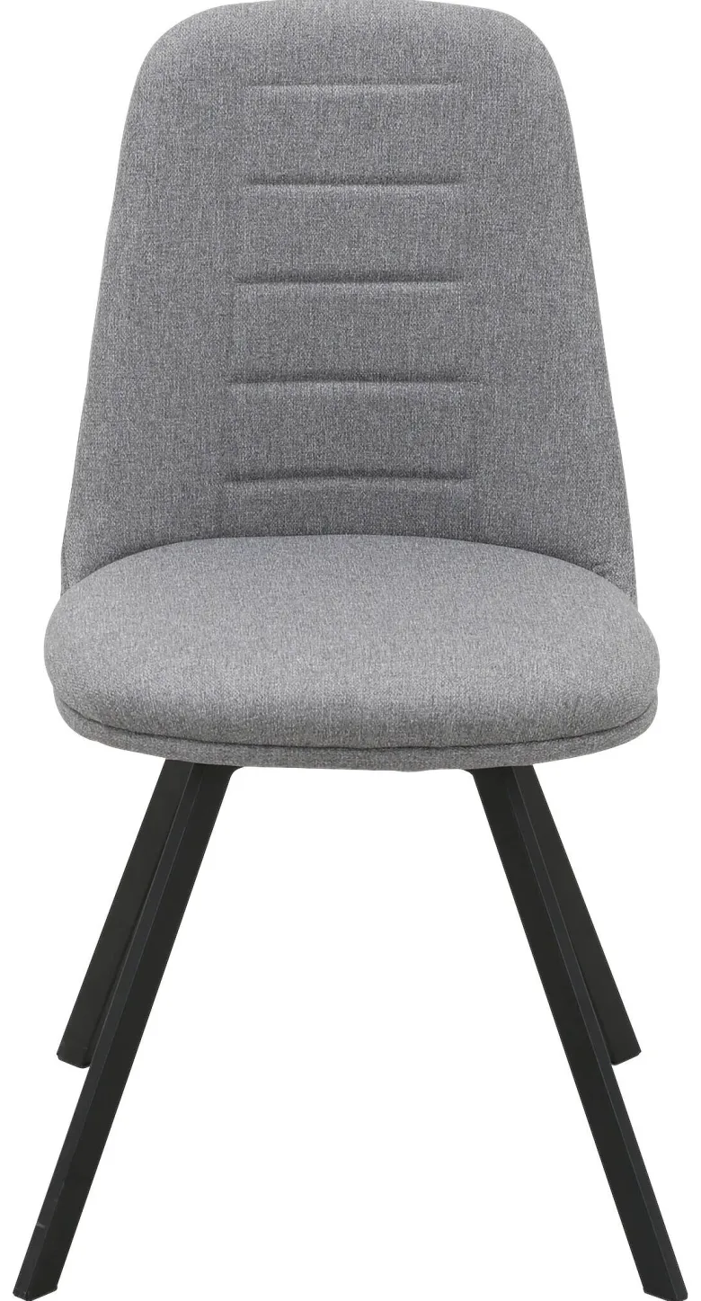 Stuhl CORA grau Microfaser B/T: ca. 56,5x85 cm