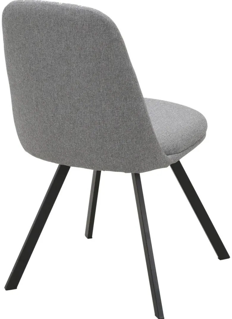Stuhl CORA grau Microfaser B/T: ca. 56,5x85 cm