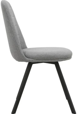 Stuhl CORA grau Microfaser B/T: ca. 56,5x85 cm