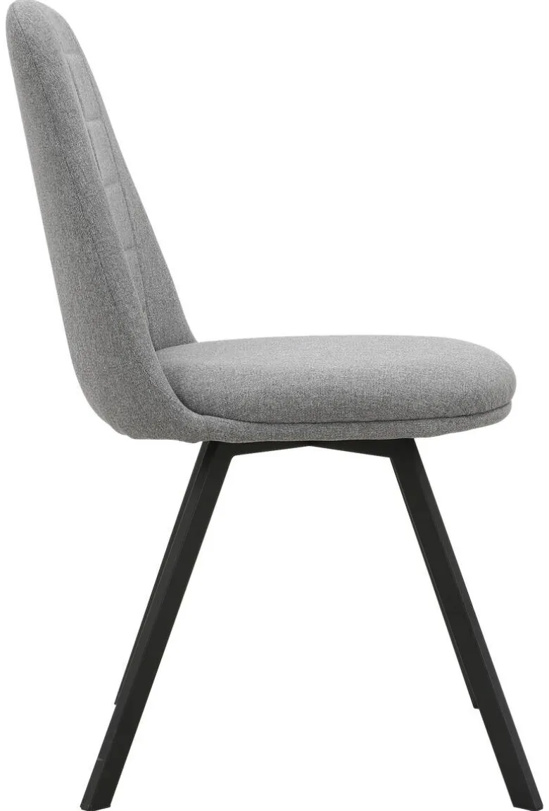 Stuhl CORA grau Microfaser B/T: ca. 56,5x85 cm