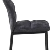 Stuhl Daniel anthrazit Microfaser B/H/T: ca. 45x94x60 cm