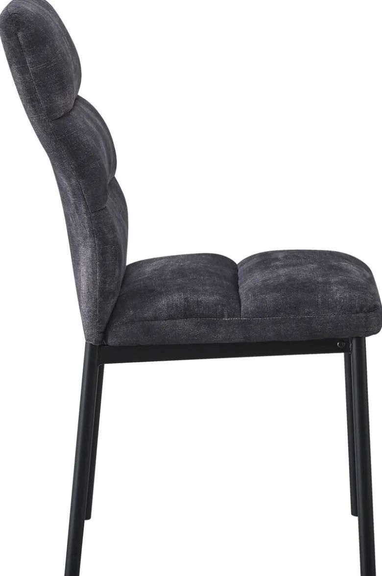 Stuhl Daniel anthrazit Microfaser B/H/T: ca. 45x94x60 cm