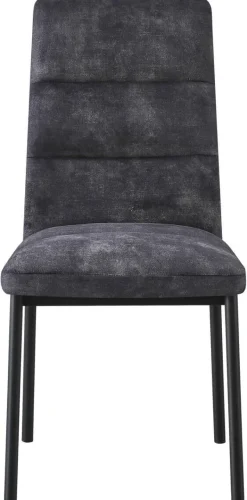 Stuhl Daniel anthrazit Microfaser B/H/T: ca. 45x94x60 cm