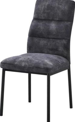 Stuhl Daniel anthrazit Microfaser B/H/T: ca. 45x94x60 cm