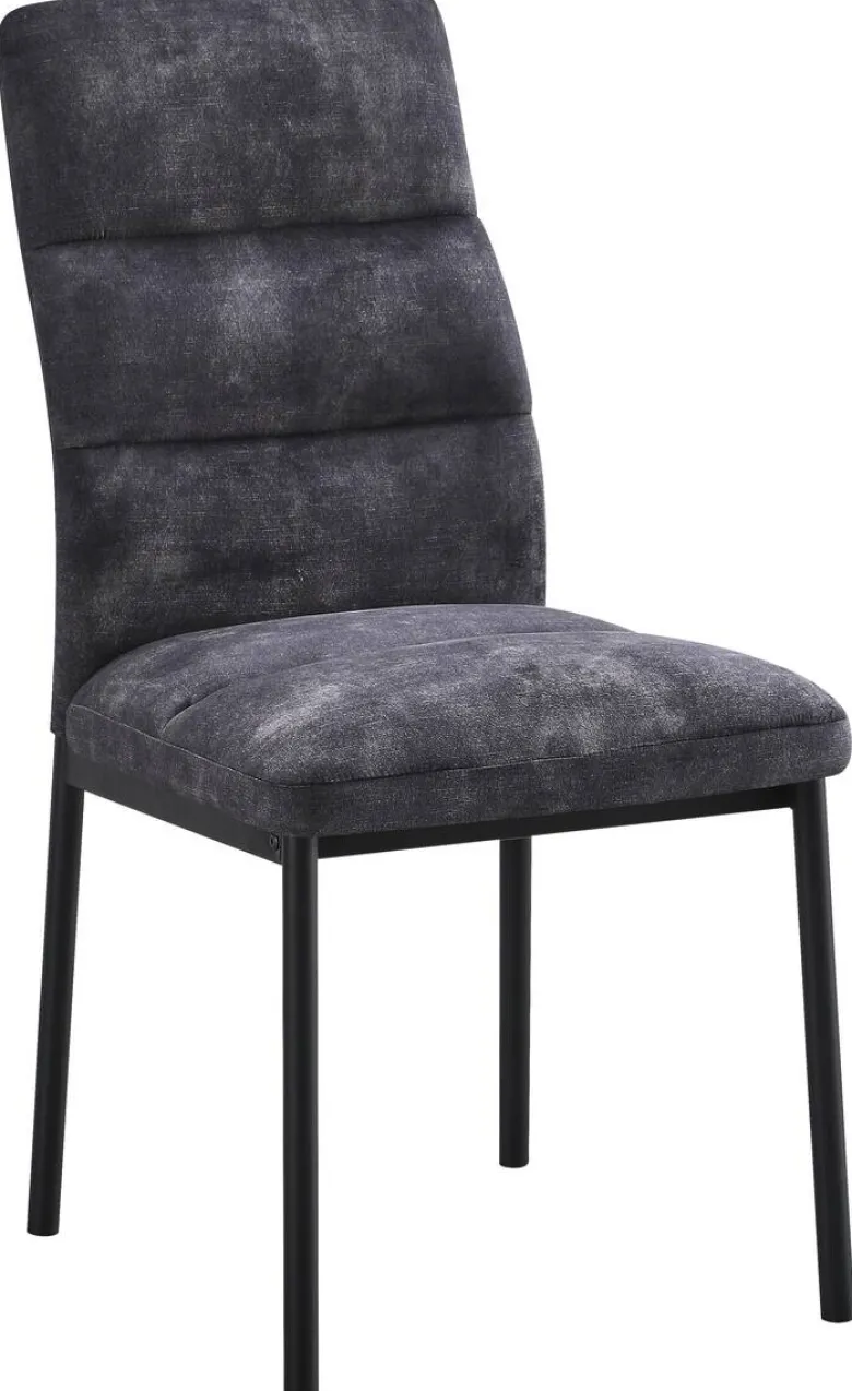 Stuhl Daniel anthrazit Microfaser B/H/T: ca. 45x94x60 cm