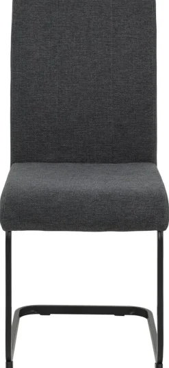 Stuhl 2er Set LINN anthrazit Webstoff B/H/T: ca. 43x92x52 cm