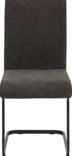 Stuhl 2er Set LINN braun Webstoff B/H/T: ca. 43x92x52 cm