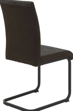 Stuhl 2er Set LINN braun Webstoff B/H/T: ca. 43x92x52 cm