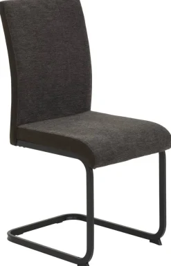 Stuhl 2er Set LINN braun Webstoff B/H/T: ca. 43x92x52 cm